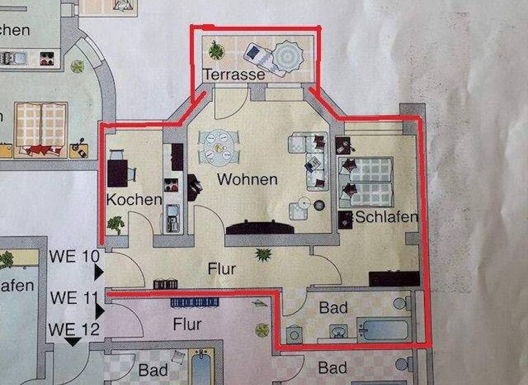 Wohnung zum Kauf 95.000 € 2 Zimmer 56 m² EG Hübschmannstraße 28/30 Kaßberg Chemnitz 09112