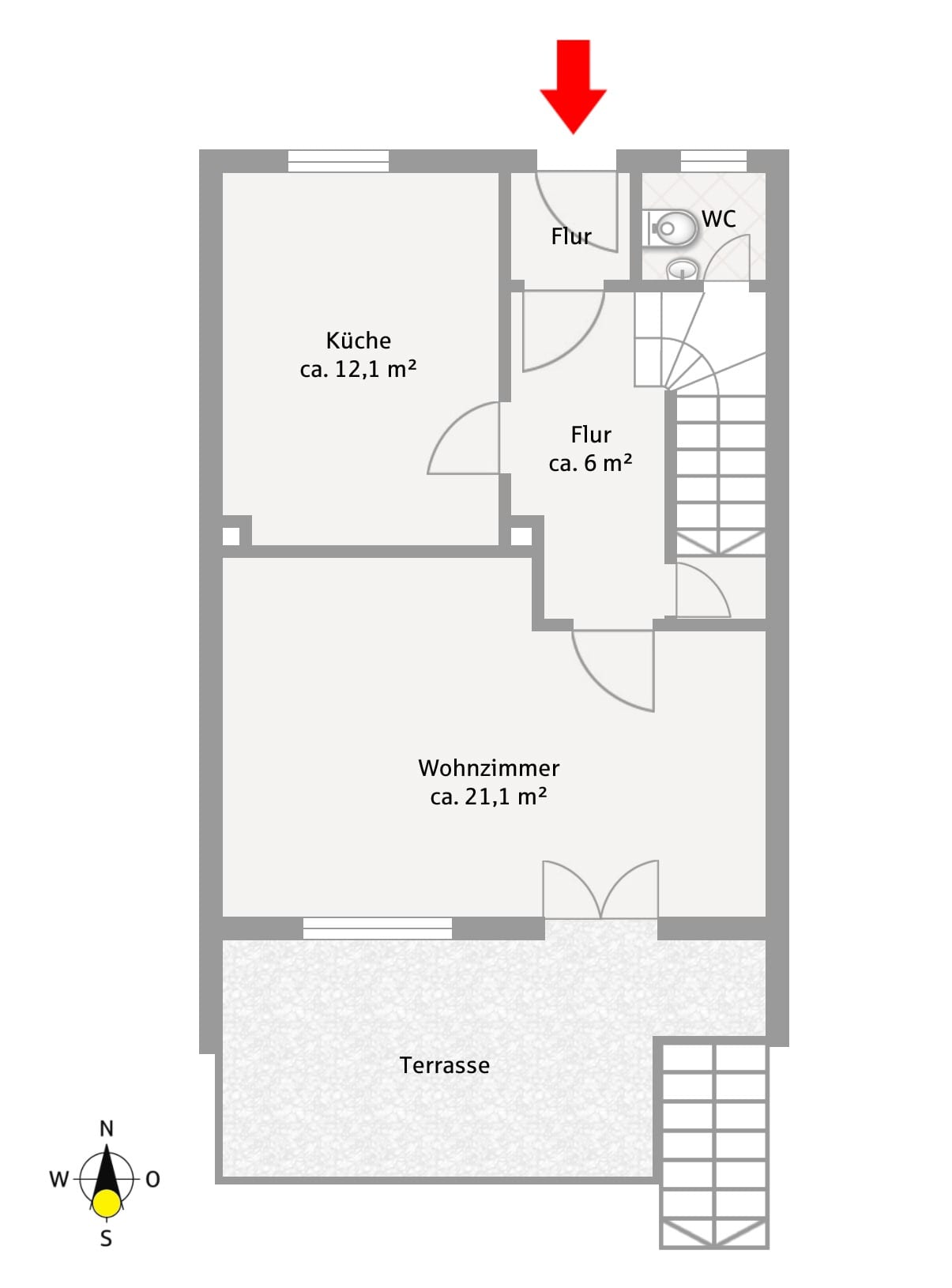 Reihenendhaus zum Kauf 298.000 € 4 Zimmer 84 m²<br/>Wohnfläche 481 m²<br/>Grundstück ab sofort<br/>Verfügbarkeit Kiefersfelden 83088