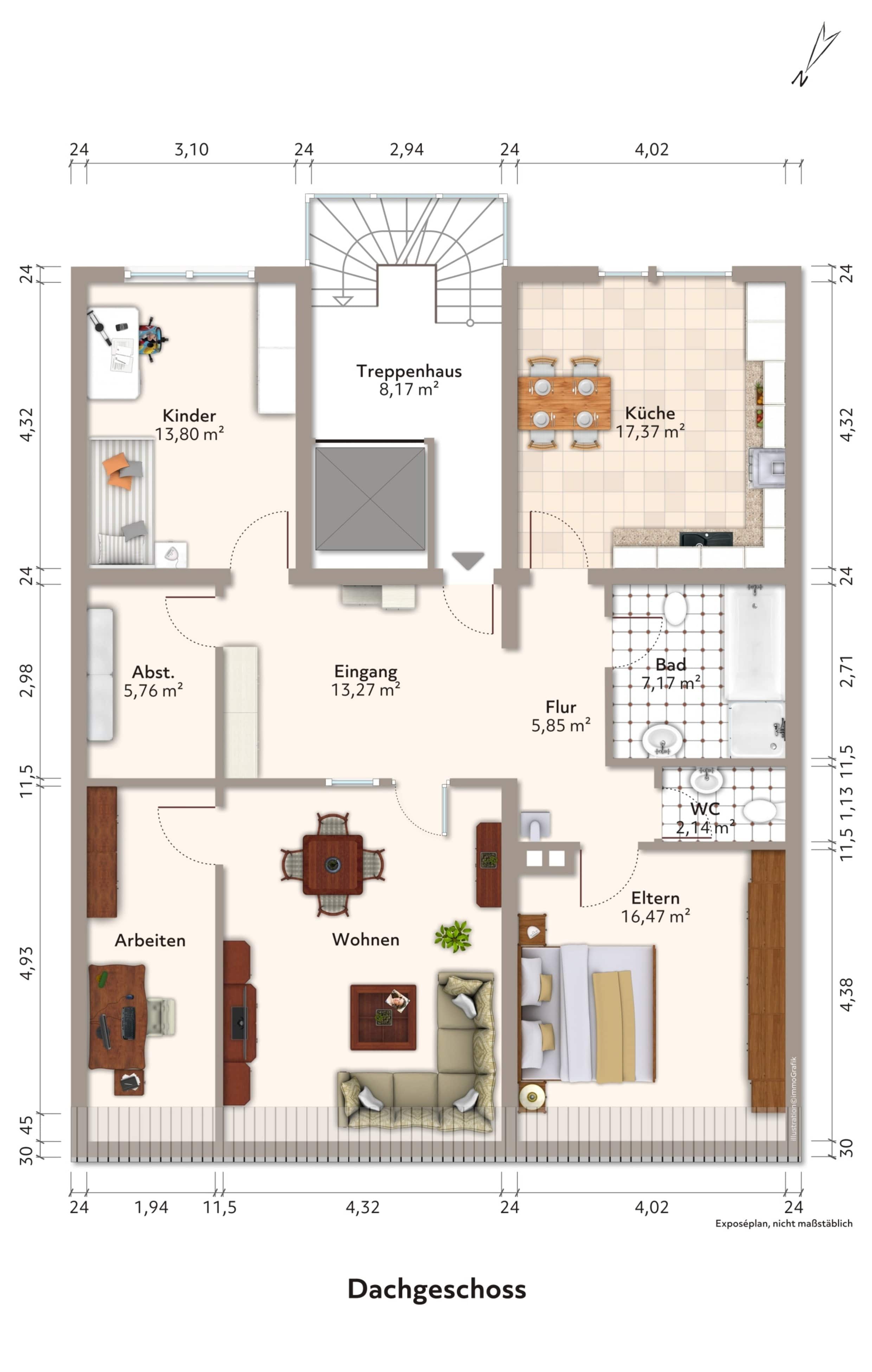 Wohnung zur Miete 750 € 4 Zimmer 105 m²<br/>Wohnfläche 4.<br/>Geschoss ab sofort<br/>Verfügbarkeit Halberstädter Straße 149 Salzmannstraße Magdeburg 39112