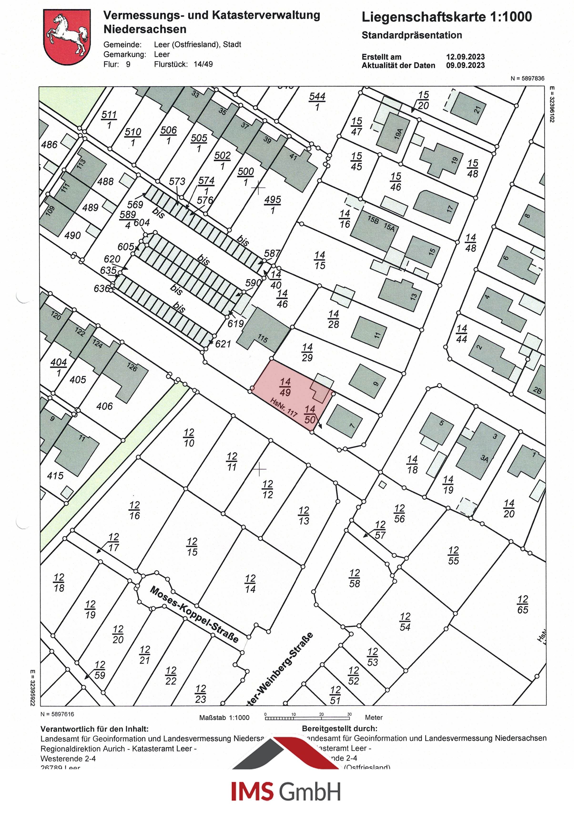 Grundstück zum Kauf 129.500 € 395 m²<br/>Grundstück Berliner Ring 117 Leer Leer 26789