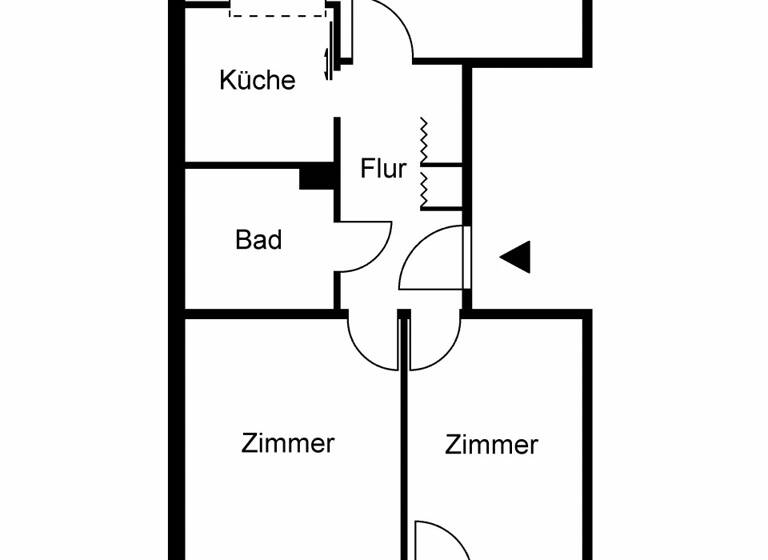 Wohnung zur Miete 364 € 3 Zimmer 58,8 m² 10. Geschoss Kleiststraße 4 Frankfurt Frankfurt (Oder) 15230