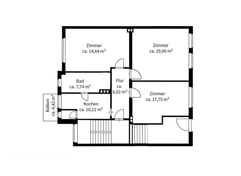 Wohnung zum Kauf 198.000 € 7 Zimmer 163 m² Naumburg 06618