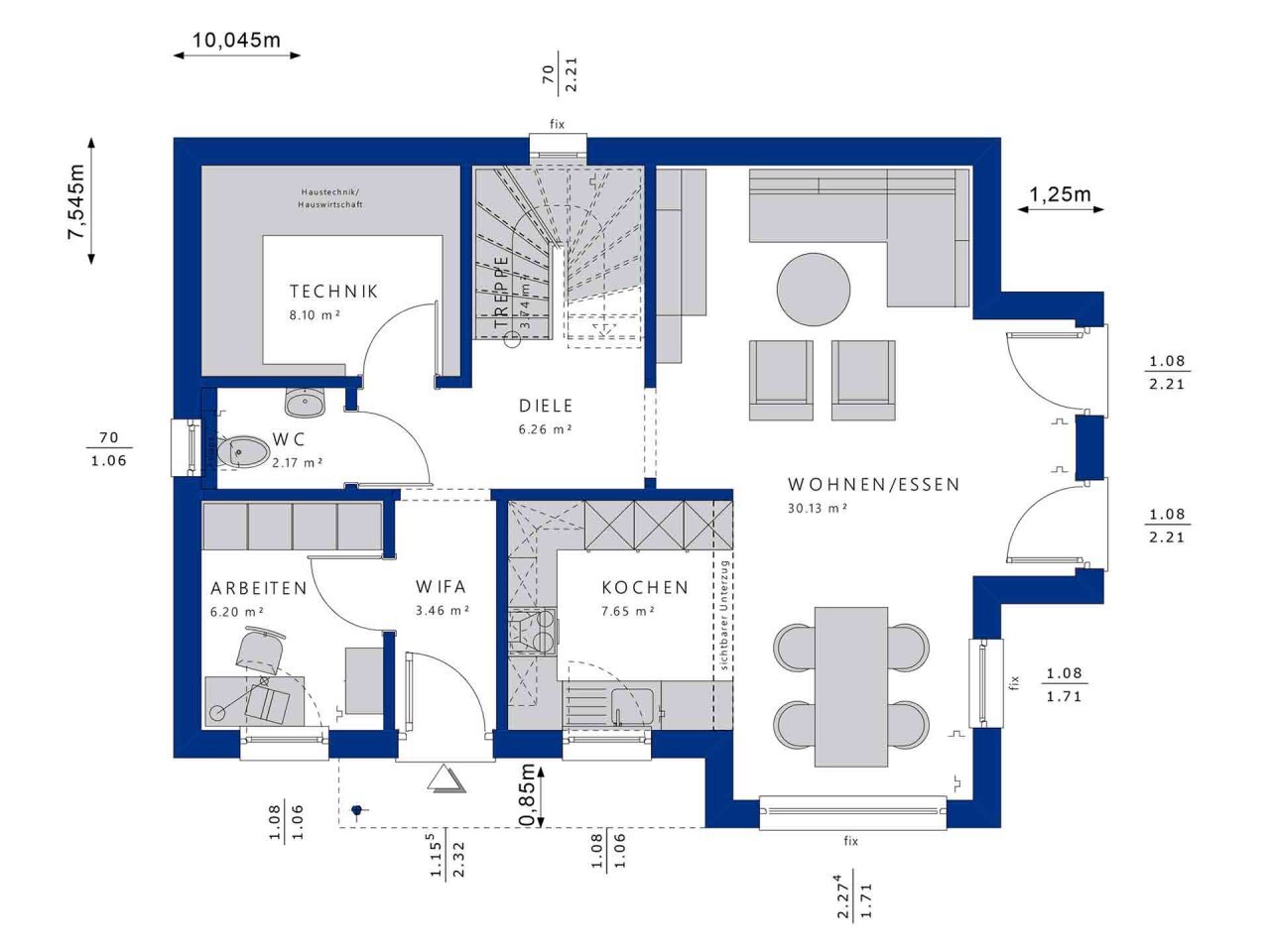 Einfamilienhaus zum Kauf 505.560 € 5 Zimmer 128,7 m²<br/>Wohnfläche 450 m²<br/>Grundstück Wildbader Straße 50/1 Rötenbach Bad Teinach- Zavelstein 75385