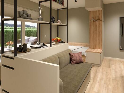 Wohnung zur Miete 955 € 1 Zimmer 36 m² 3 Geschosse frei ab 01.12.2025 Manfred-von-Richthofen-Straße 97 Mauritz Münster 48145