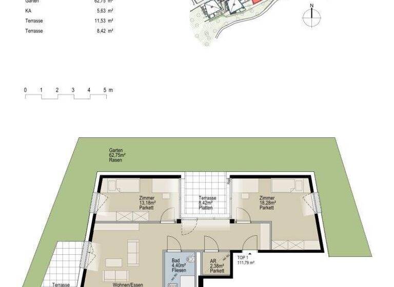 Wohnung zum Kauf - Erstbezug 704.743 € 4 Zimmer 111,8 m² EG Gerlos 200c Gerlos 6281