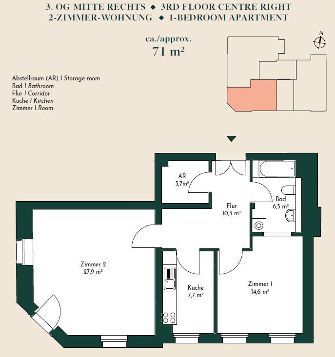 Wohnung zur Miete 770 € 2 Zimmer 71 m²<br/>Wohnfläche 3.<br/>Geschoss 01.04.2025<br/>Verfügbarkeit Karl-Liebknecht-Str. 129 Südvorstadt Leipzig 04275