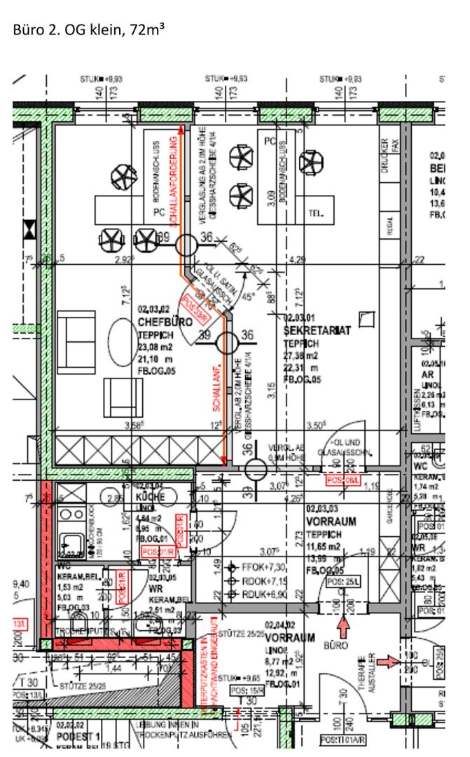 Büro-/Praxisfläche zur Miete 1.628 € 5 Zimmer 148,8 m²<br/>Bürofläche Attnang-Puchheim 4800