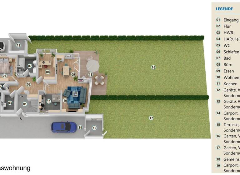 Wohnung zum Kauf 279.000 € 3 Zimmer 93,7 m² Emsdetten 48282