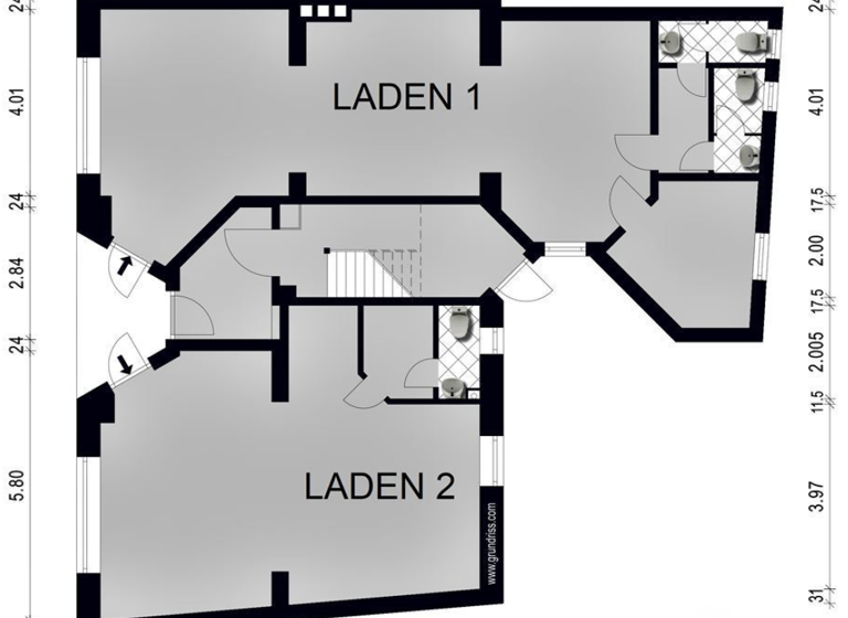 Laden zur Miete 455 € 3 Zimmer 65 m² Verkaufsfläche Keneser Straße 9 Neubukow 18233