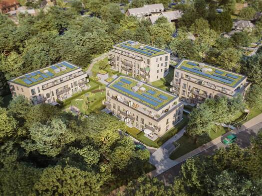 Wohnung zum Kauf - Erstbezug provisionsfrei 825.000 € 4 Zimmer 100,2 m² 2. Geschoss Friedrich-Kirsten-Straße 35 Poppenbüttel Hamburg 22391