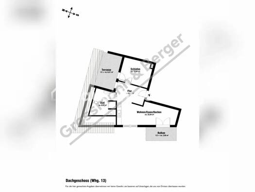 Wohnung zur Miete Tauschwohnung 1.100 € 2 Zimmer 65 m² 4. Geschoss Sasel Hamburg 22041