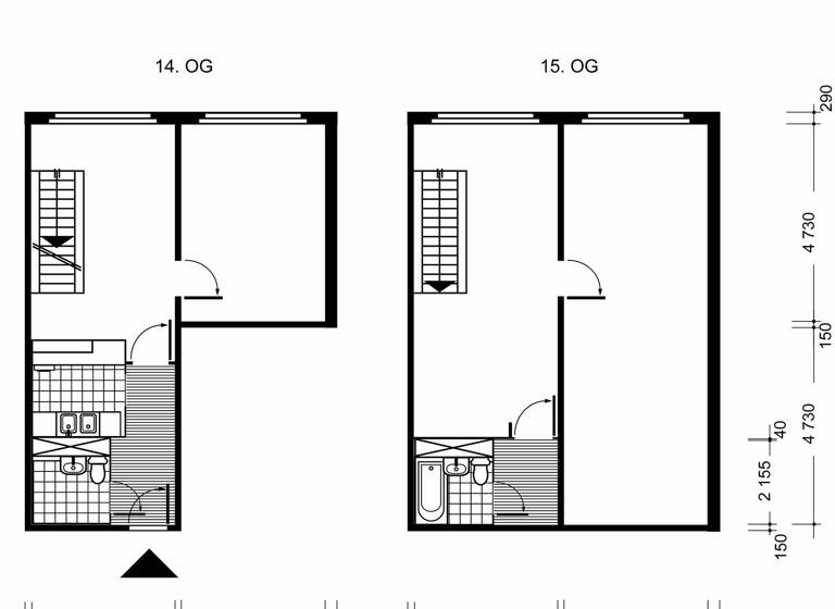 Wohnung zur Miete 728 € 4 Zimmer 110,1 m² 14. Geschoss Vilniuser Straße 16 Rieth Erfurt 99089