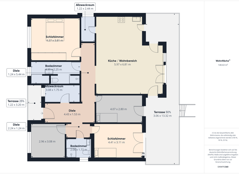 Bungalow zum Kauf 499.000 € 5 Zimmer 140 m² 520 m² Grundstück Erdorf Bitburg 54634