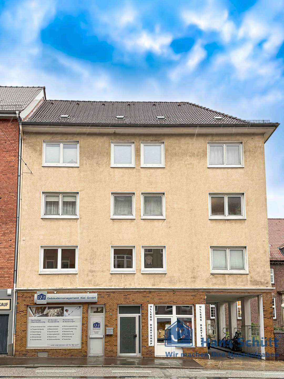 Büro-/Praxisfläche zur Miete 548 € 2 Zimmer 38 m²<br/>Bürofläche Exerzierplatz Kiel 24103