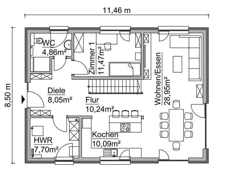 Einfamilienhaus zum Kauf 425.250 € 6 Zimmer 158 m² 621 m² Grundstück Aschersleben 06449