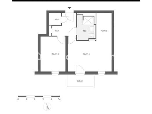 Wohnung zur Miete nur mit Wohnberechtigungsschein Tauschwohnung 360 € 2 Zimmer 55 m² 2. Geschoss Spandau Spandau 13599