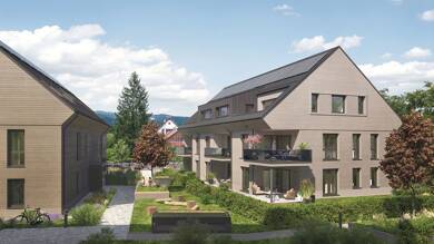 Wohnung zum Kauf - Erstbezug 707.800 € 3 Zimmer 87,9 m² EG Zarten Kirchzarten / Zarten 79199