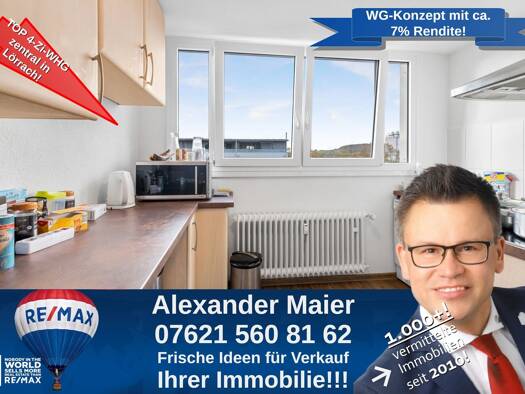 Wohnung zum Kauf 319.000 € 4 Zimmer 84 m² Lörrach Lörrach 79539