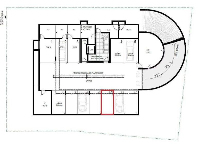Tiefgaragenstellplatz zur Miete 90 € Schulgasse 15 Mutters 6162
