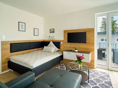 Studio zur Miete - Erstbezug Wohnen auf Zeit 1.595 € 1 Zimmer 33 m² Dieselstraße 8 Bad Nauheim Bad Nauheim 61231