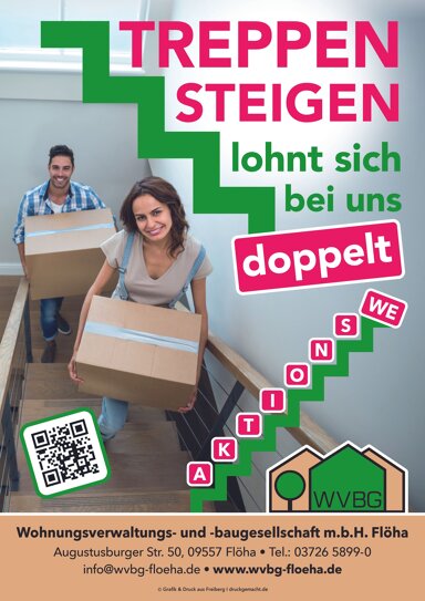 Wohnung zur Miete 170 € 4 Zimmer 68 m² 5. Geschoss frei ab sofort Dr.-Theodor-Neubauer-Straße 4 Flöha Flöha 09557