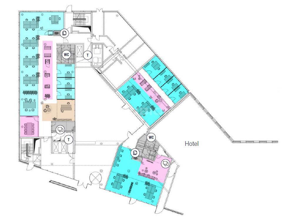 Büro-/Praxisfläche zur Miete provisionsfrei 980 m²<br/>Bürofläche ab 980 m²<br/>Teilbarkeit Konrad-Adenauer-Platz 1 Gleisdreieck Bochum 44787