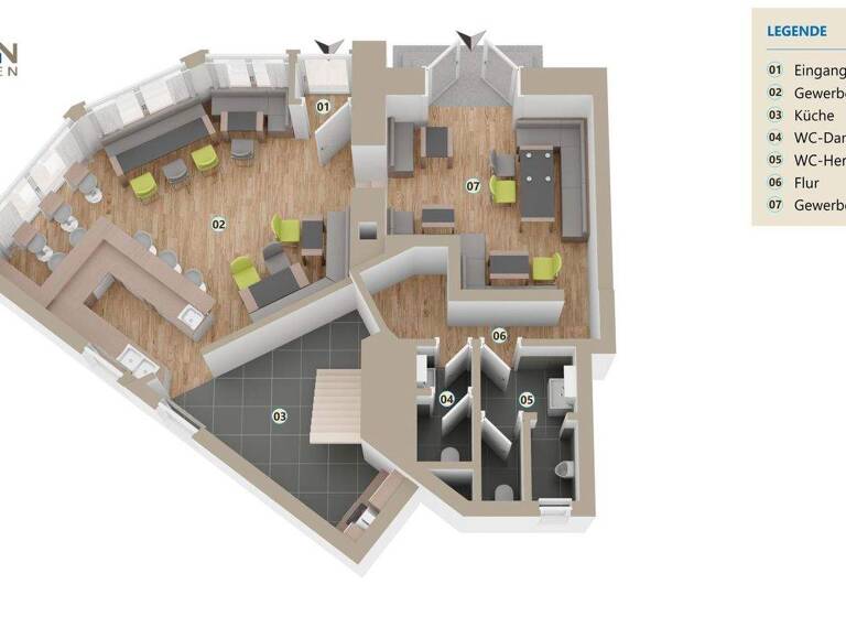 Bar/Café zur Miete 1.300 € 119 m² Gastrofläche Neustadt Titisee-Neustadt 79822