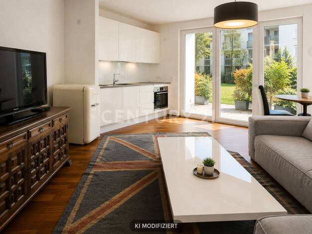 Terrassenwohnung zum Kauf 425.000 € 1,5 Zimmer 44,2 m² EG Pasing-Obermenzing München 81241