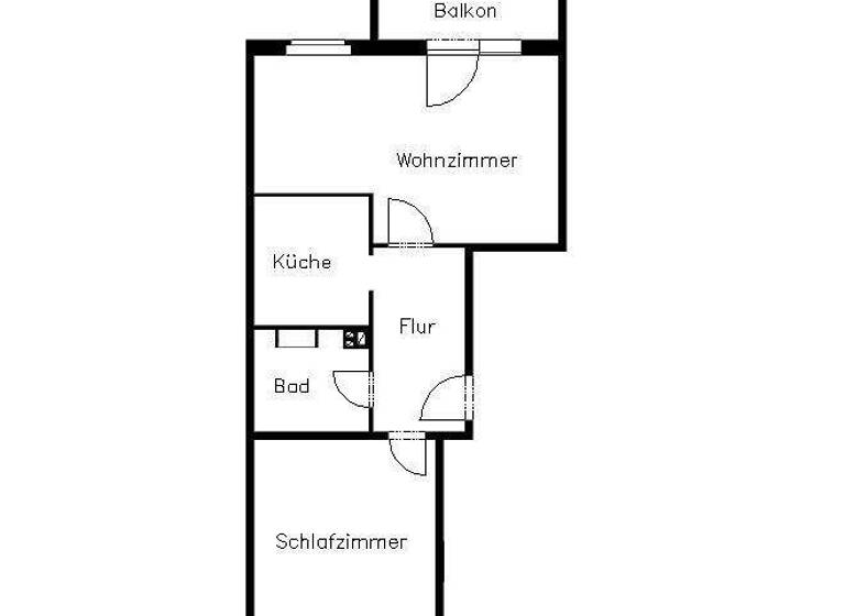 Wohnung zur Miete 278 € 2 Zimmer 49 m² 3. Geschoss frei ab 01.03.2026 Moltkestraße 5 Westend Plauen 08523