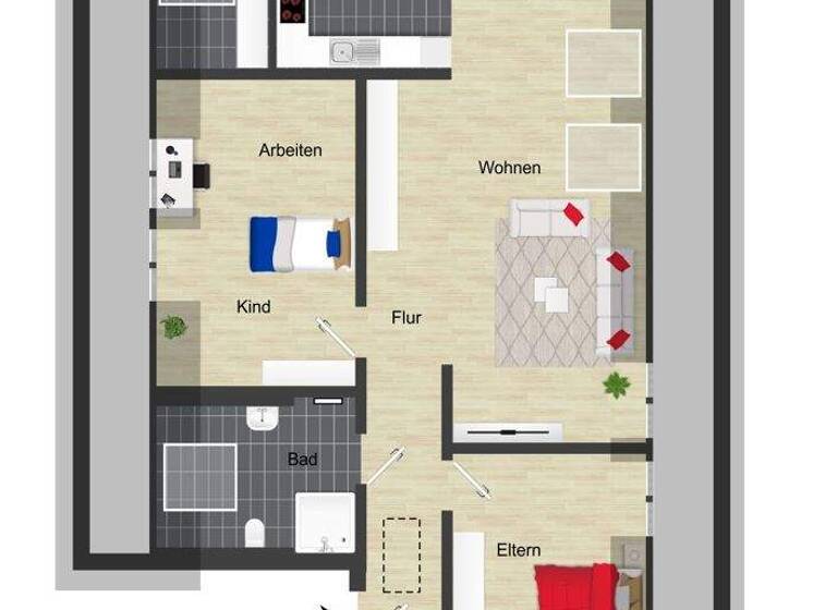 Wohnung zum Kauf - Erstbezug provisionsfrei 389.000 € 4 Zimmer 107,2 m² Wittler Straße 19 Schloß Neuhaus Paderborn / Schloß Neuhaus 33104
