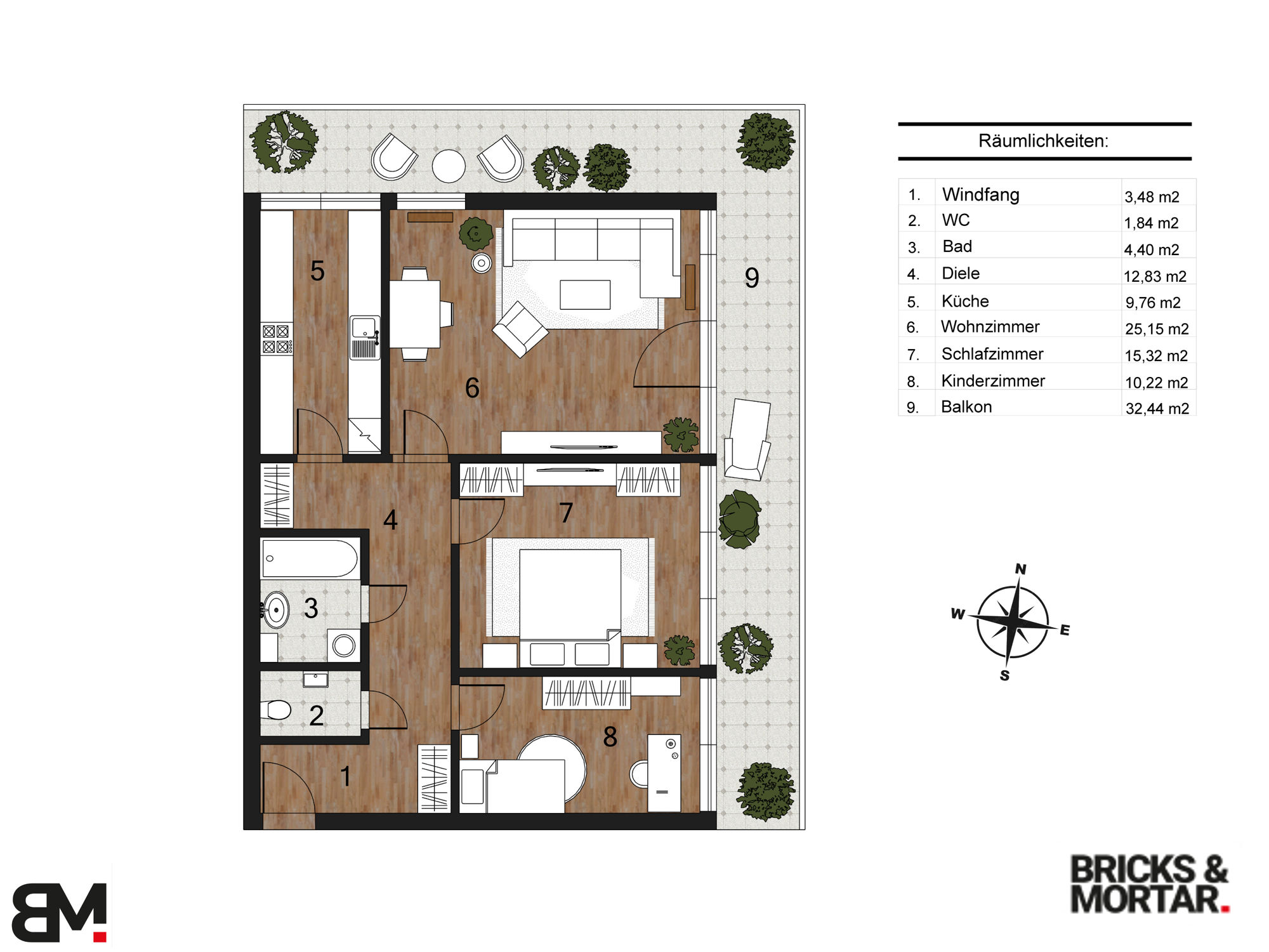 Wohnung zum Kauf 170.000 € 3 Zimmer 83 m²<br/>Wohnfläche 6.<br/>Geschoss Kulmbach Kulmbach 95326