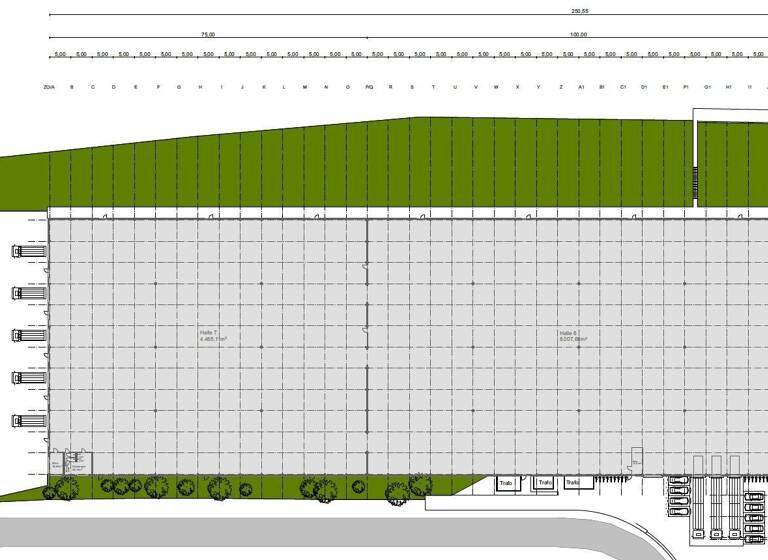 Lagerhalle zur Miete provisionsfrei 70.850 € 10.910 m² Lagerfläche teilbar ab 10.821 m² Unidekstraße 4 Gölshausen Bretten 75015