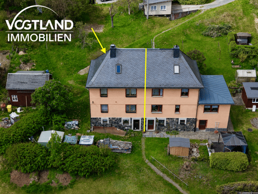 Doppelhaushälfte zum Kauf 59.000 € 6 Zimmer 95 m² 900 m² Grundstück Brunndöbra Klingenthal 08248