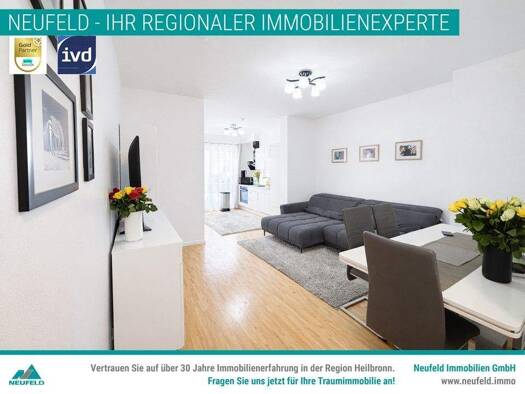 Wohnung zur Miete 798 € 3 Zimmer 55,9 m² 1. Geschoss frei ab 01.06.2026 Kochendorf Bad Friedrichshall 74177