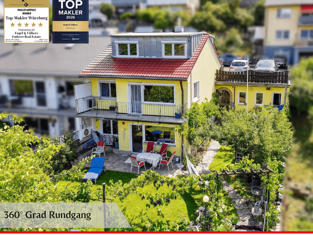 Reihenendhaus zum Kauf 470.000 € 5 Zimmer 124 m² 628 m² Grundstück Unterdürrbach Würzburg 97080