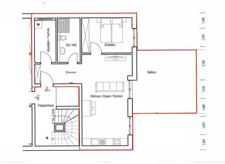 Studio zum Kauf - Erstbezug provisionsfrei 378.500 € 2 Zimmer 71,6 m² 2. Geschoss Trier-Nord Trier 54292