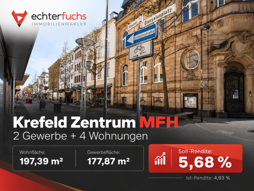 Haus zum Kauf 649.000 € 8 Zimmer 197,4 m² 93 m² Grundstück frei ab sofort Stadtmitte Krefeld 47798