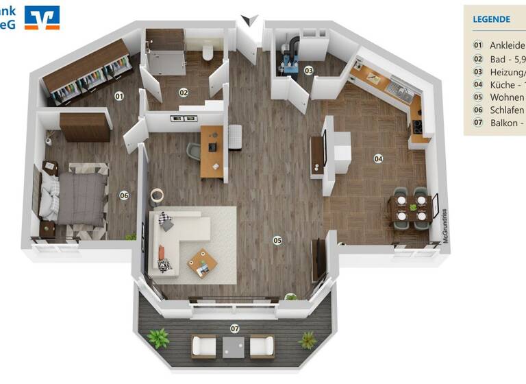 Wohnung zum Kauf 250.000 € 2 Zimmer 80,4 m² 1. Geschoss Sögel 49751