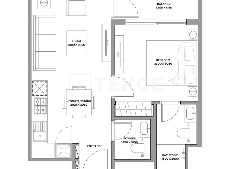Studio zum Kauf 394.000 € 2 Zimmer 47 m² EG Umm Al Quwain