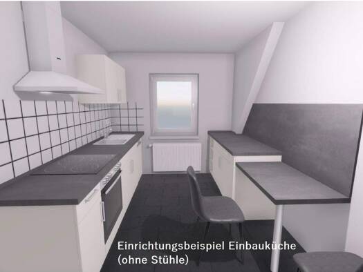 Wohnung zur Miete 327 € 2 Zimmer 49,8 m² 3. Geschoss Bürgelstraße 2 Siegmar Chemnitz 09117