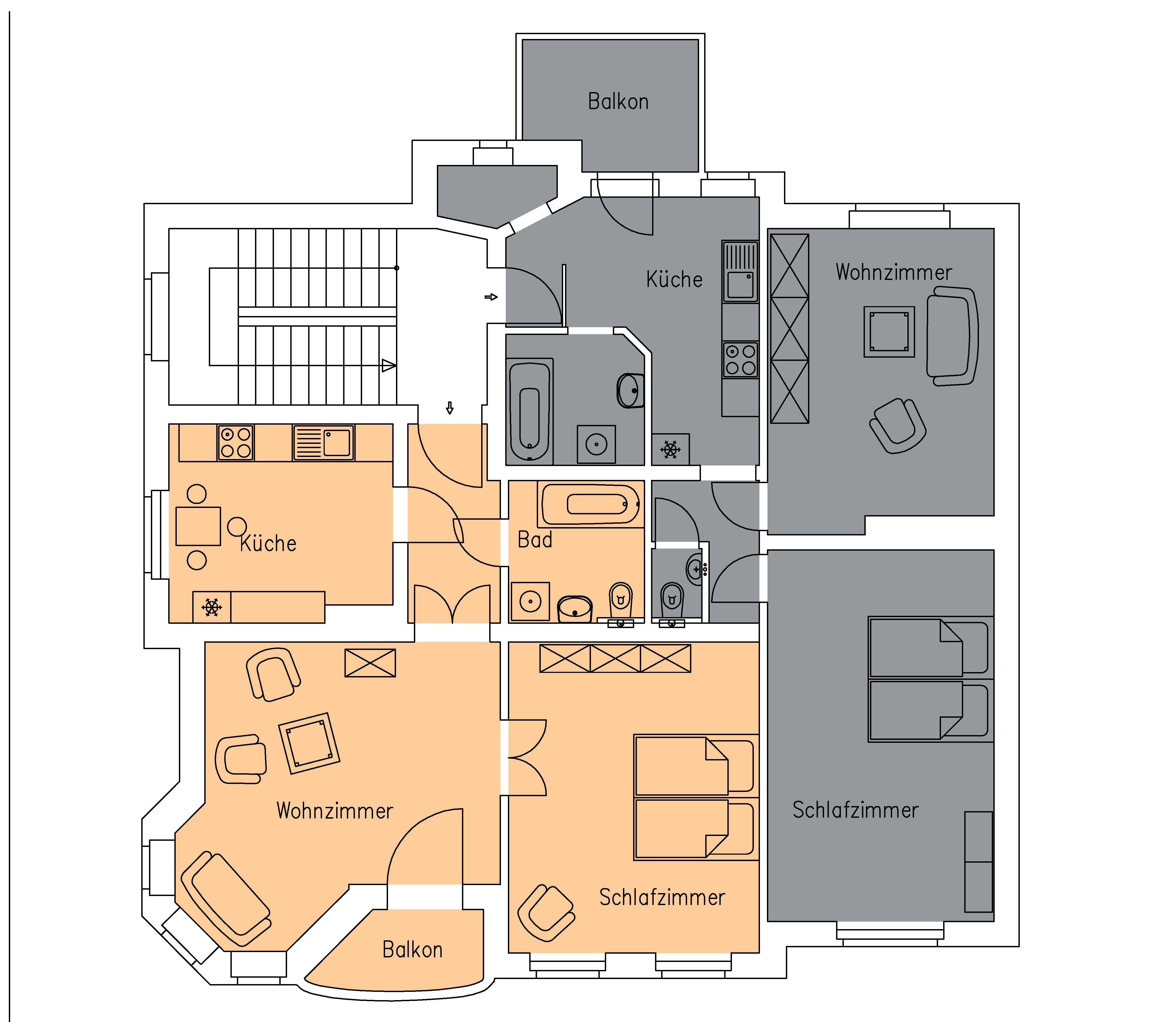 Wohnung zur Miete 340 € 2 Zimmer 62 m²<br/>Wohnfläche EG<br/>Geschoss ab sofort<br/>Verfügbarkeit Zittau Zittau 02763