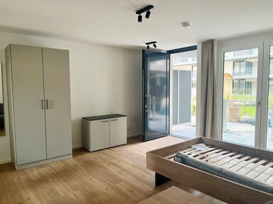 Terrassenwohnung zur Miete 699 € 1,5 Zimmer 42 m² EG Am historischen Lokschuppen 12 Stadtpark / Stadtgrenze 20 Fürth 90762