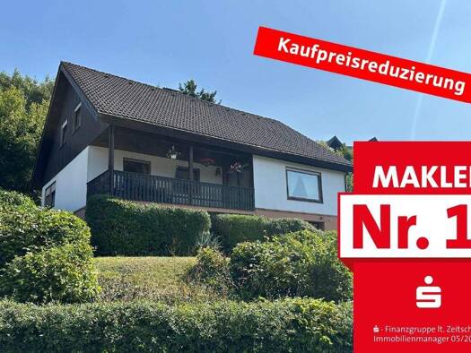 Einfamilienhaus zum Kauf 229.000 € 5 Zimmer 115,2 m² 879 m² Grundstück Niederlaasphe Bad Laasphe 57334