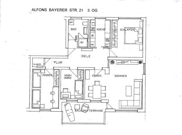 Wohnung zum Kauf provisionsfrei 539.000 € 5 Zimmer 97 m² 3. Geschoss Alfons-Bayerer-Straße 21 Westenviertel Regensburg 93049