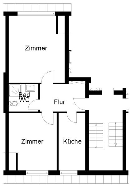 Wohnung zur Miete 603 € 2 Zimmer 52,7 m²<br/>Wohnfläche 06.05.2025<br/>Verfügbarkeit Pommersche Str. 11 Dodesheide 82 Osnabrück 49088