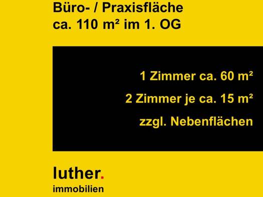 Bürofläche zur Miete provisionsfrei 1.400 € 3 Zimmer 109,9 m² Bürofläche Zentrum Jena 07743