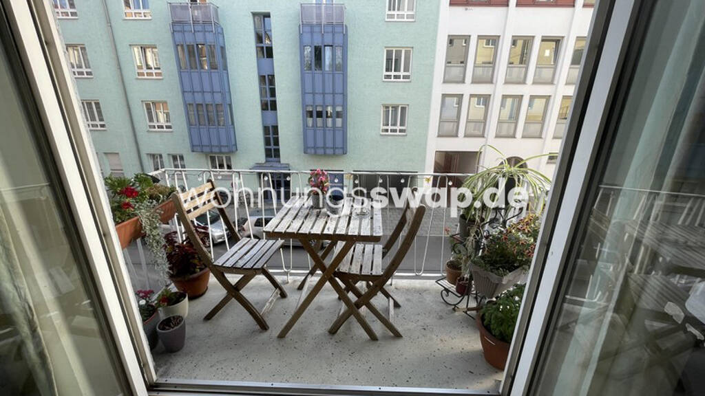 Studio zur Miete Tauschwohnung 1.000 € 3 Zimmer 55 m² 1. Geschoss Maxvorstadt München 80335