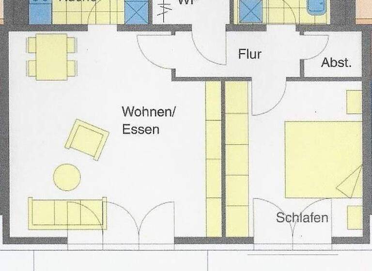 Wohnung zur Miete 968 € 2 Zimmer 63,8 m² 1. Geschoss frei ab 01.04.2026 Mahatma-Gandhi-Str. 10 Bad Cannstatt Stuttgart 70372