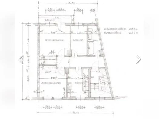 Wohnung zur Miete Tauschwohnung 830 € 3 Zimmer 70 m² 1. Geschoss Centrum Altstadt 48143