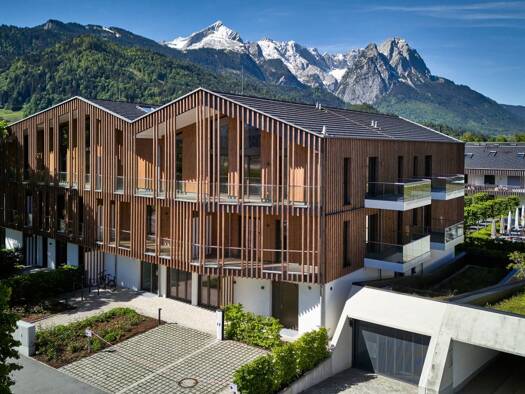 Terrassenwohnung zum Kauf - Erstbezug 495.000 € 1 Zimmer 52 m² Olympiastraße Garmisch Garmisch-Partenkirchen 82467